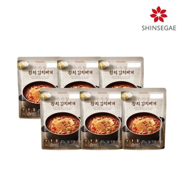 피코크 우리집 참치 묵은지 김치찌개 500g x 6팩