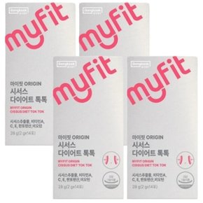 단비 마이핏 오리진 시서스 다이어트 톡톡 14개입 x 4박스