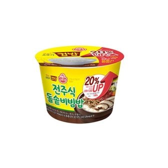 오뚜기 컵밥 전주식돌솥비빔밥밥 269g 6입