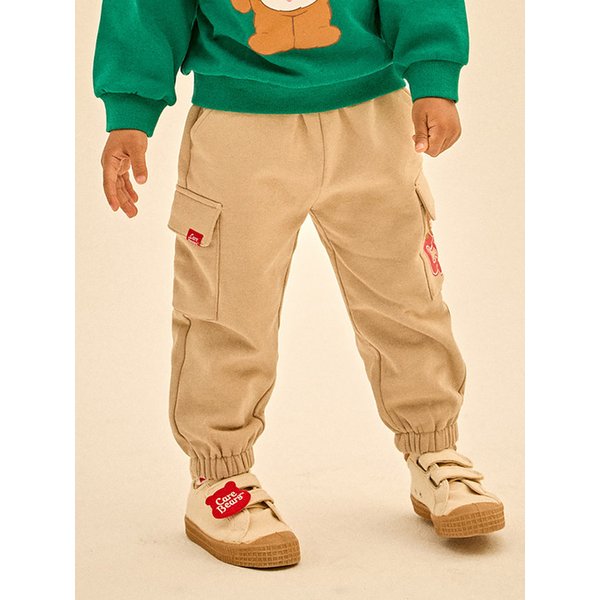 바시티 루즈핏 카고기모팬츠