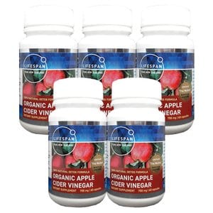 라이프스팬 애플사이다비니거 사과식초 180캡슐 5개