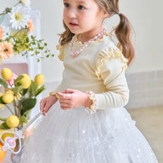 화이트 봉봉 튜튜 스커트(White)
