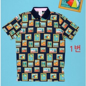 반팔 아놀드파머 콜라보 유럽판 골프셔츠 남성 반팔티 2025 한정 CA3665224