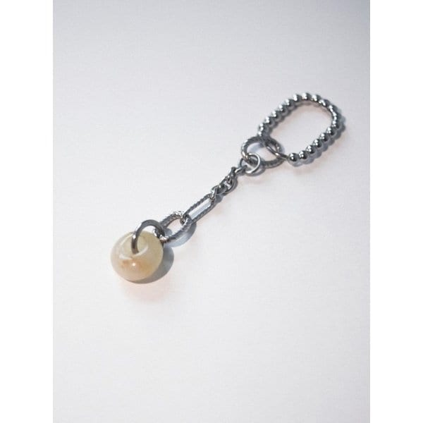 Jade ring charm_Ivory