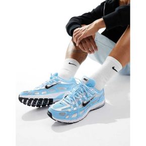 4094545 Nike P-6000 sneakers in blue and silver