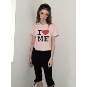 I Love Me Crop T_ Pink