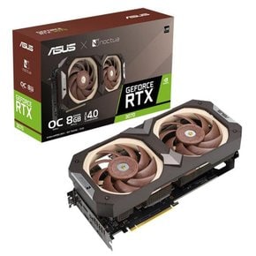 ASUS Noctua 공동 개발 NVIDIA GeForce RTX 3070 탑재 비디오 카드  RTX3070-O8G-NOCTUA