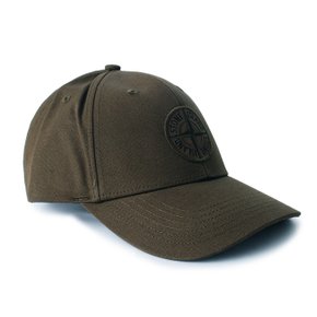 24FW 스톤 와펜 로고자수 캡모자 카키 811599661 V0054