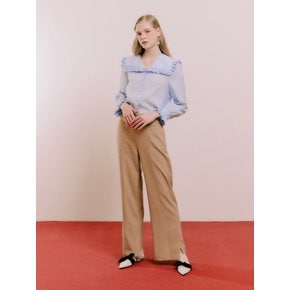 side slit semi wide pants SWSLLI0300