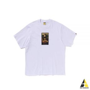 A BATHING APE 24 Art Print Relaxed Fit Tee M (1K30110336 white) (아트 프린트 릴렉스드 핏