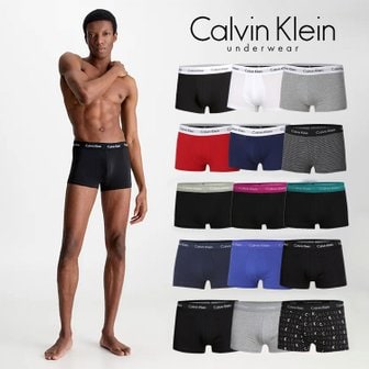 Calvin Klein Underwear 캘빈클라인 CK 언더웨어 남성 트렁크 속옷 드로즈 사각팬티 (3팩세트) 12종택일