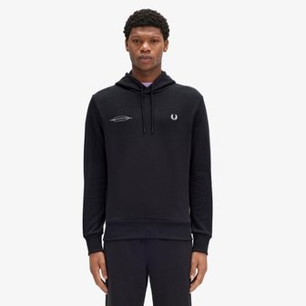 프레드페리 [파주점] AFPM2438650 102 어드밴티지 페리 후드 스웻셔츠