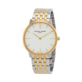 4131416 Frederique Constant Slimline Gents Quartz White Dial Watch