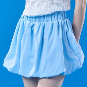 벌룬 쿨링 바스락 레이어드 미니스커트 [BLUE] KCL.