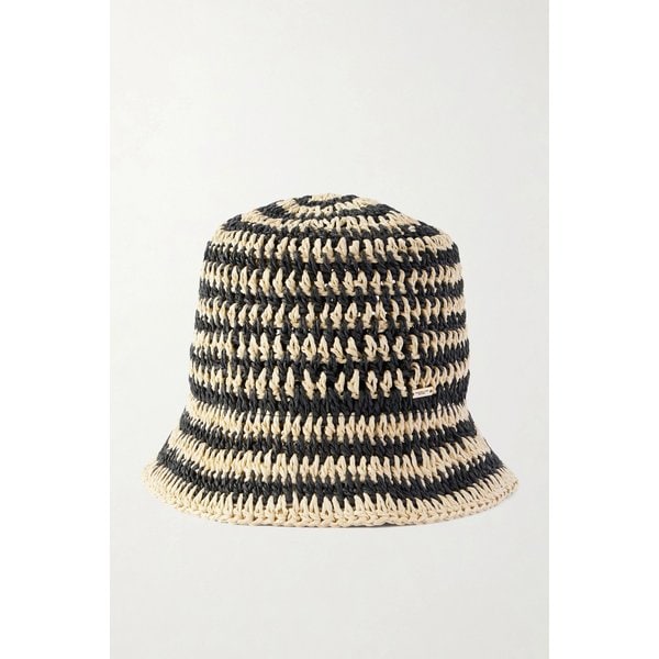 유지니아 킴 조나 스트라이프 스트로 버킷햇 46376663163102980