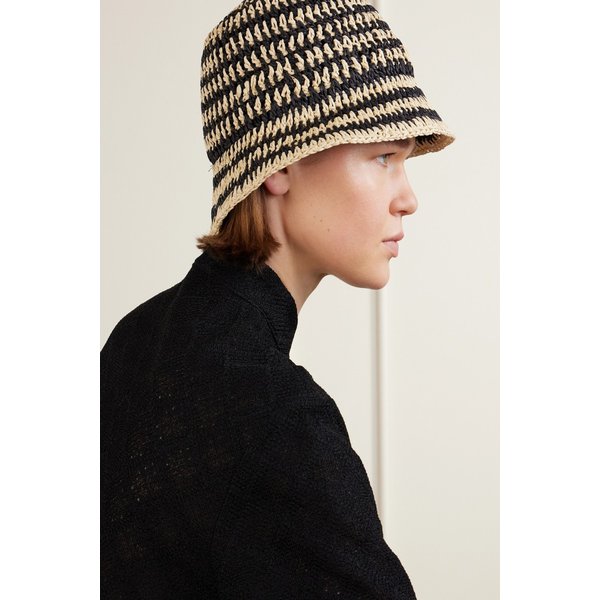 유지니아 킴 조나 스트라이프 스트로 버킷햇 46376663163102980