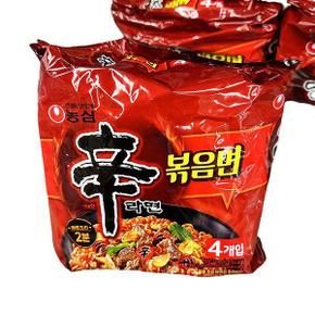 신라면 볶음면 131g x 4개입 x 2개
