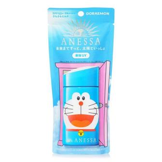 블루체리 시세이도 아넷사 퍼펙트 uv 썬스크린 스킨케어 밀크 spf50+ 도라에몽 60ml