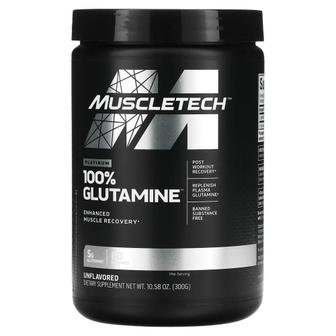  미국직구 MuscleTech 머슬테크 플래티넘 백프로 글루타민 무맛 300g