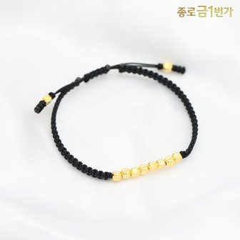 종로금1번가 순금 팔찌 사각볼 매듭 1.875g