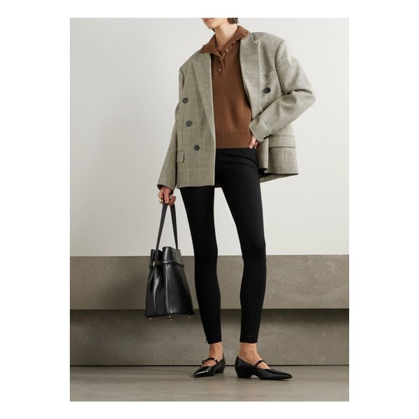 스트레치 폰테 레깅스 블랙 1647597356352939