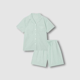 JAJU 여 시어서커 5부 파자마 세트 J2162010750CF