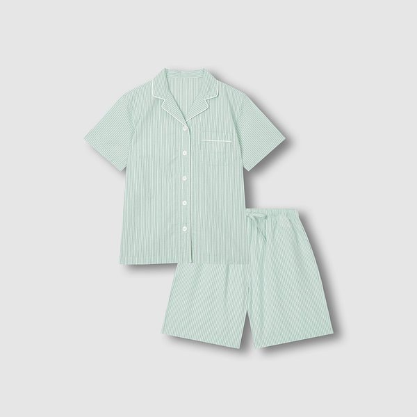 여 시어서커 5부 파자마 세트 J2162010750CF