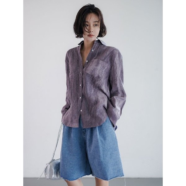 런더 투턱 하프데님