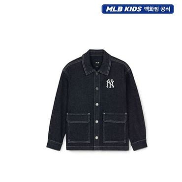 MLB키즈 24FW  클래식 모노그램 빅럭스 데님셔켓 뉴욕양키스   7AWSM0144-50NYS