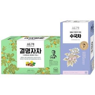 셀러허브 쌍계 수국차 100T+결명자차 100T (S12061323)