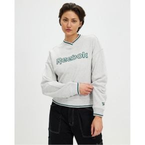 5024216 Reebok Team Crew Sweatshirt - Light Grey Heather