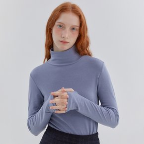 WARMER TURTLENECK TOP_BLUE