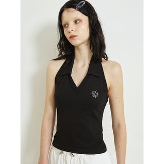 미치코런던 HALTER NECK PK TOP BLACK