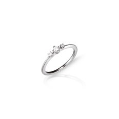 ETOILE TRIO DIAMOND RING 18K WHITE GOLD(랩그로운다이아몬드) / 211220251