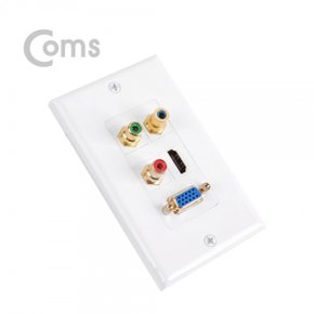 [NT113]  Coms HDMI 월 플레이트 - HDMI / RGB