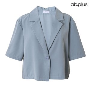 ab.plus 원버튼 카라 포인트 숏 자켓 (LSY2MJ95A)