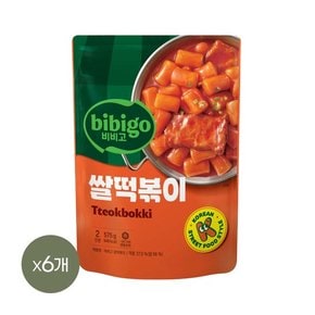 비비고 쌀 떡볶이 2인분(575g) x6개