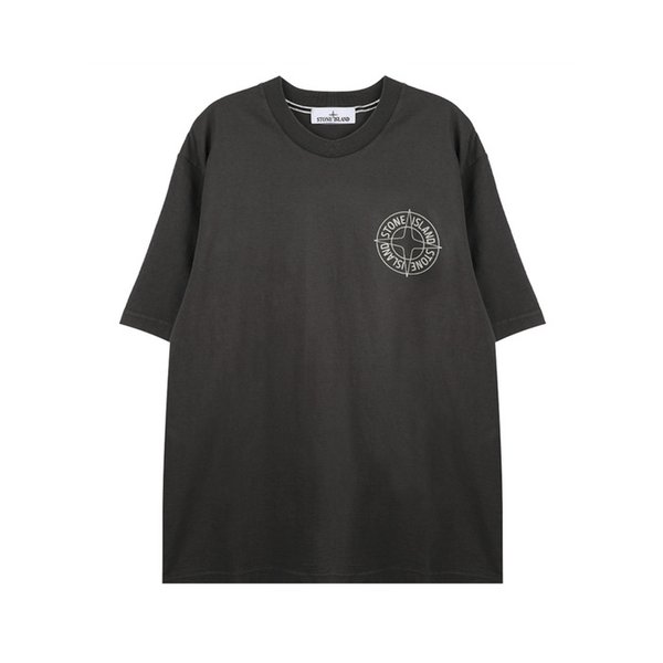 아웃라인 캠퍼스 프린트 레귤러 핏 티셔츠 L1S152100001-S0284-V0065