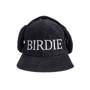 BIRDIE 2-way Earflap Bucket 버디 코듀로이 덤블 버킷햇 BLACK