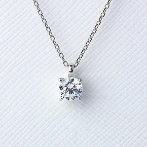 정 3부 4부 랩그로운 다이아몬드 목걸이 4프롱 결혼 기념일 프로포즈 생일 선물 여자