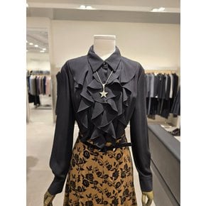 [파주점] 아코디언 프릴 타이 블라우스 JPBA0BL123