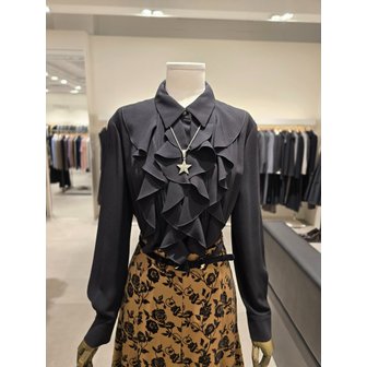 지고트 [파주점] 아코디언 프릴 타이 블라우스 JPBA0BL123