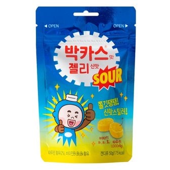  박카스맛 젤리 신맛 50g