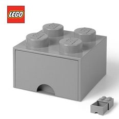 [LEGO]레고 블럭 서랍 정리함 4구_그레이/ 서랍//