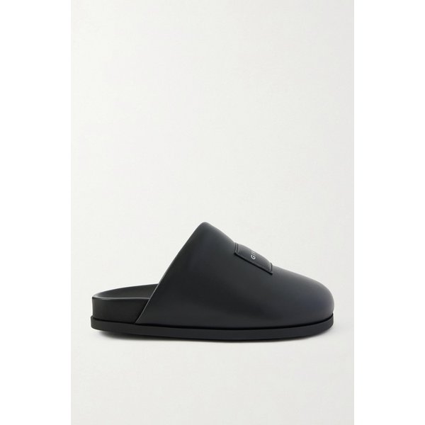 로고 패치 가죽 뮬 46376663162964793