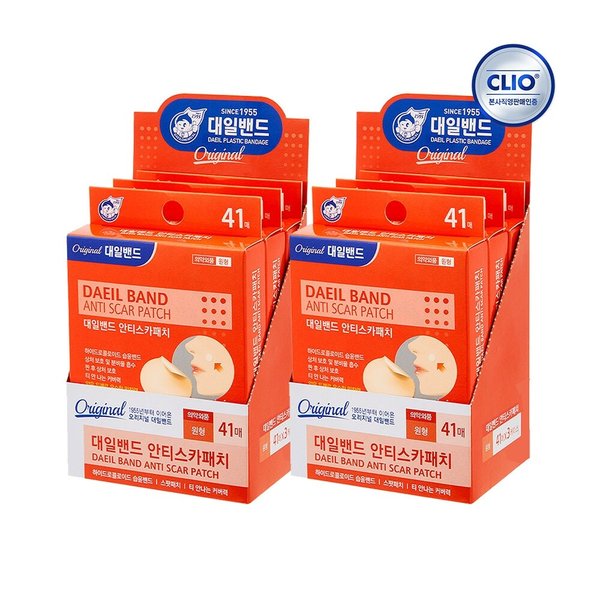 크리오 대일밴드 안티스카패치 원형 41매 x6개