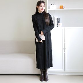 [최초가 119,000원][르포엠]로비아 캐시미어 울 블렌딩 니트 원피스