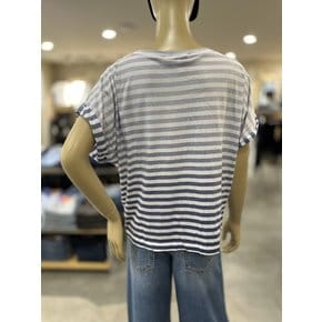 여성 슬리브 스트라이프 티셔츠  32417-04