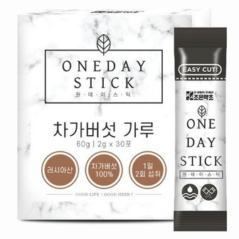  차가버섯 분말 가루 스틱 30포 x 2g