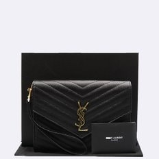 고이비토 중고명품 생로랑 캐비어 엔벨로프 클러치  K4532YSL